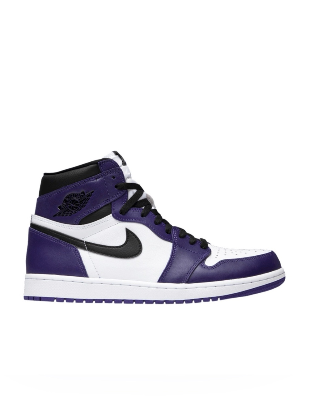 Nike Air Jordan 1 Retro High OG Court Purple 2.0 White Black Mens 10